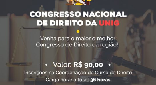 Congresso nacional de direito da unig