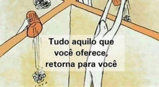 Recebemos o que oferecemos