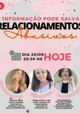 Live relacionamentos abusivos e tóxicos